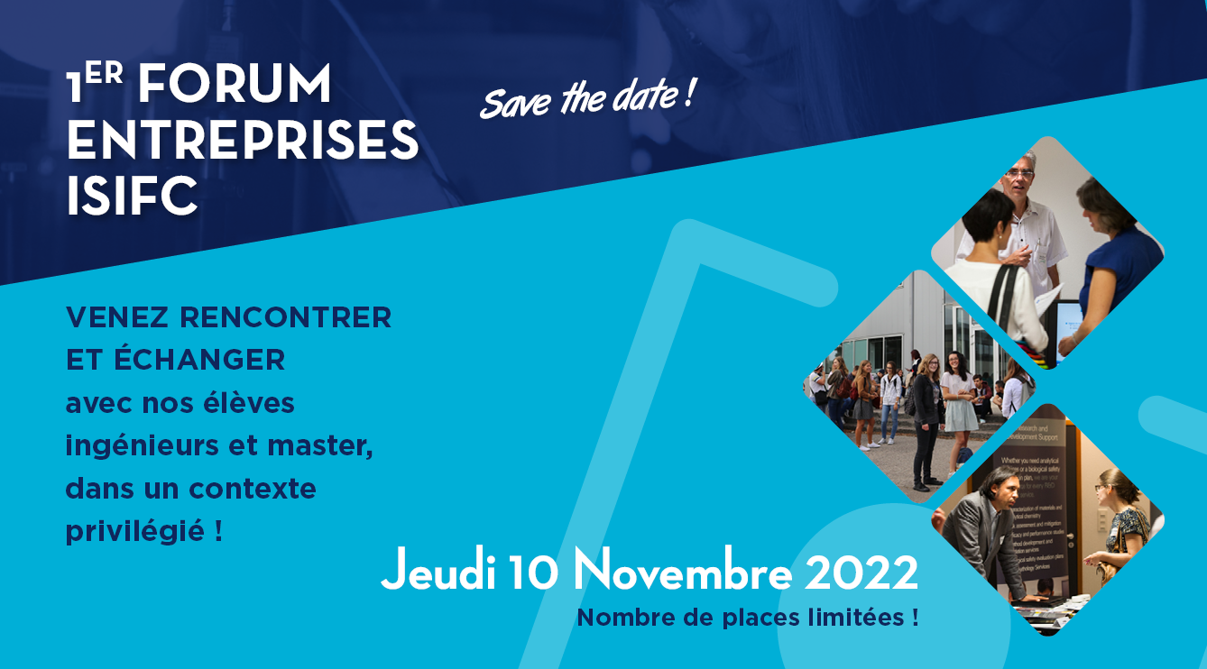 You are currently viewing 10 Novembre 2022 – 1er Forum Entreprises ISIFC